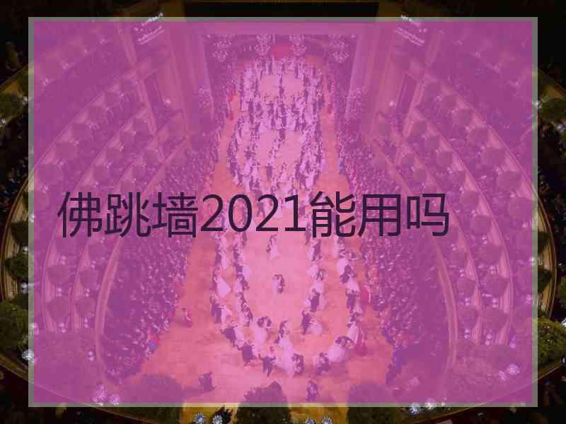 佛跳墙2021能用吗