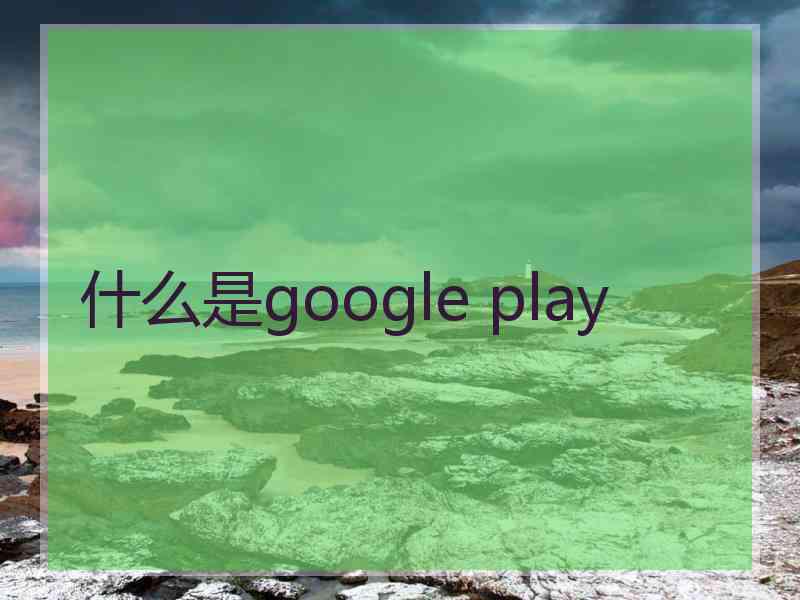 什么是google play